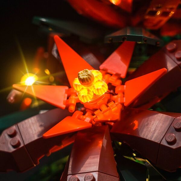 LEGO 10370 Poinsettia (Atatürk Çiçeği) İçin Aydınlatma Kiti