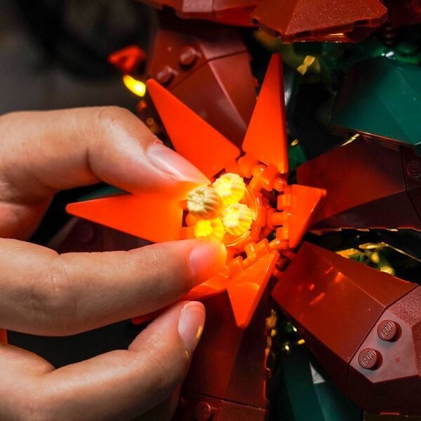 LEGO 10370 Poinsettia (Atatürk Çiçeği) İçin Aydınlatma Kiti