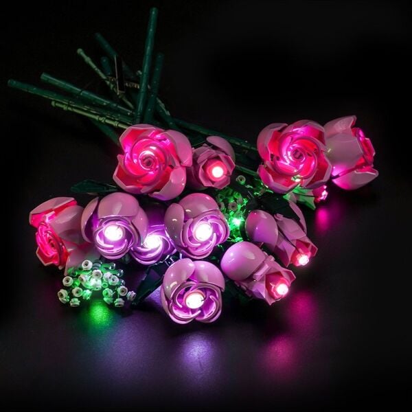 LEGO 10374 Bouquet of Pink Roses İçin Aydınlatma Kiti