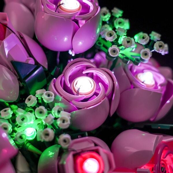 LEGO 10374 Bouquet of Pink Roses İçin Aydınlatma Kiti