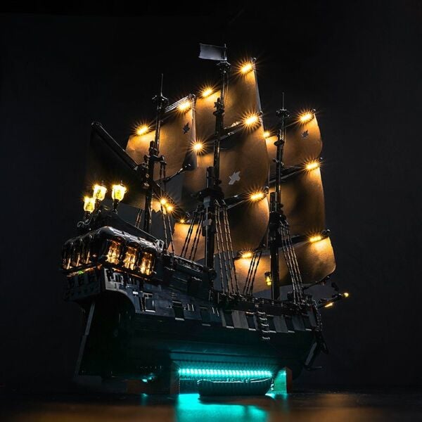 LEGO 10365 Captain Jack Sparrow's Pirate Ship İçin Aydınlatma Kiti