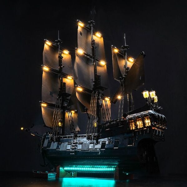 LEGO 10365 Captain Jack Sparrow's Pirate Ship İçin Aydınlatma Kiti