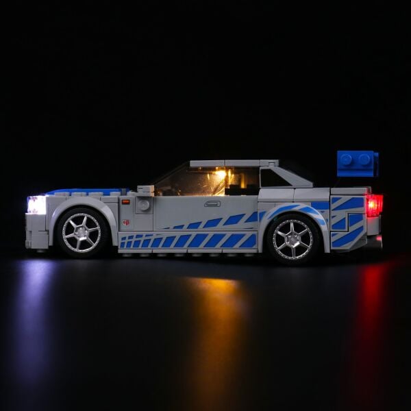 LEGO 76917 2 Fast 2 Furious Nissan Skyline GT-R (R34) İçin Aydınlatma Kiti