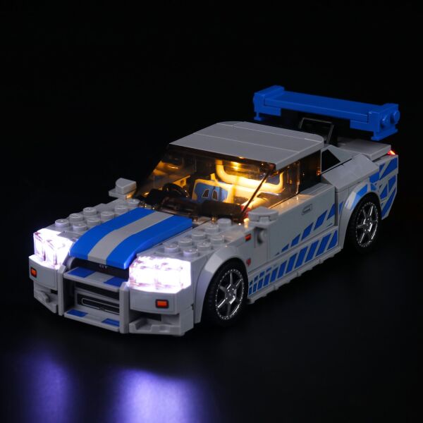 LEGO 76917 2 Fast 2 Furious Nissan Skyline GT-R (R34) İçin Aydınlatma Kiti