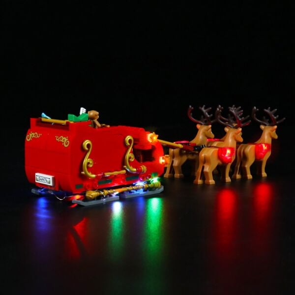 LEGO 40499 Santa's Sleigh İçin Aydınlatma Kiti