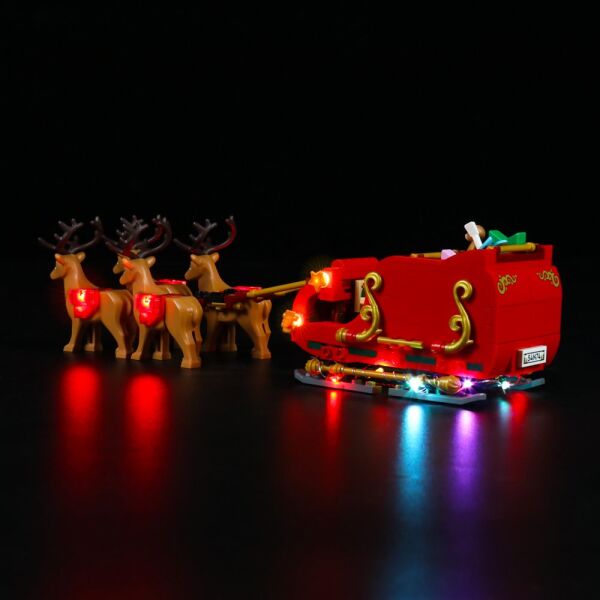 LEGO 40499 Santa's Sleigh İçin Aydınlatma Kiti