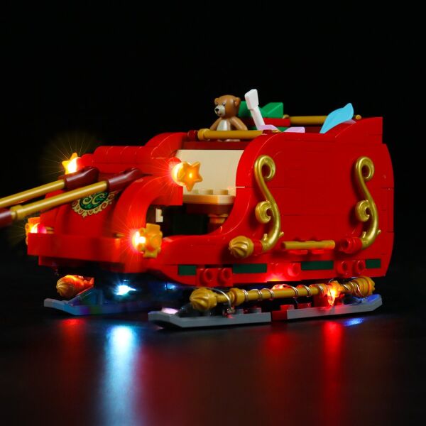LEGO 40499 Santa's Sleigh İçin Aydınlatma Kiti