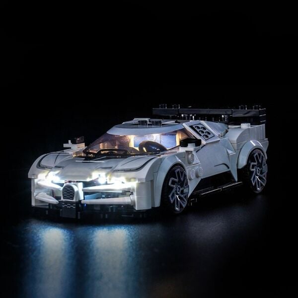 LEGO 77240 Bugatti Centodieci Hyper Sports Car İçin Aydınlatma Kiti