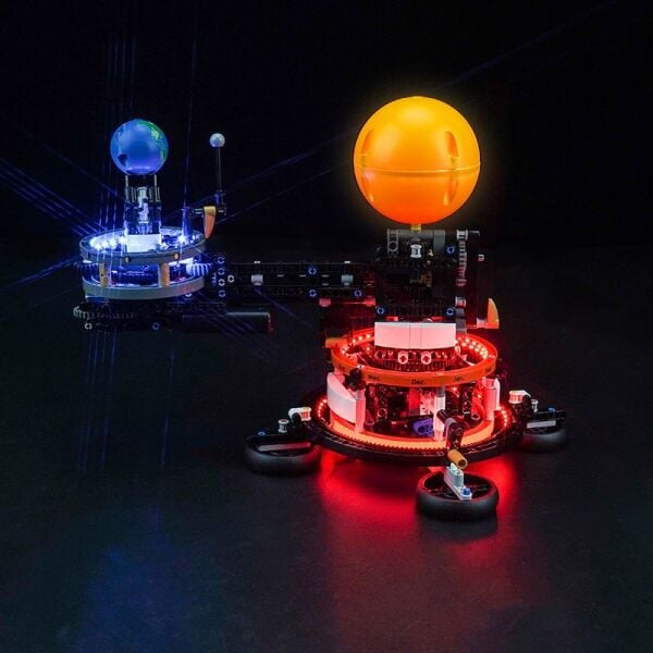 Planet Earth and Moon in Orbit 42179