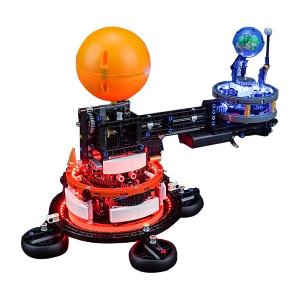 Planet Earth and Moon in Orbit 42179