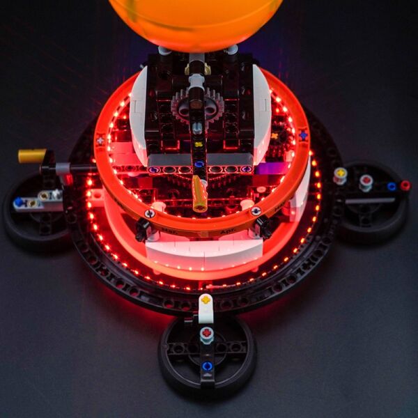 Planet Earth and Moon in Orbit 42179