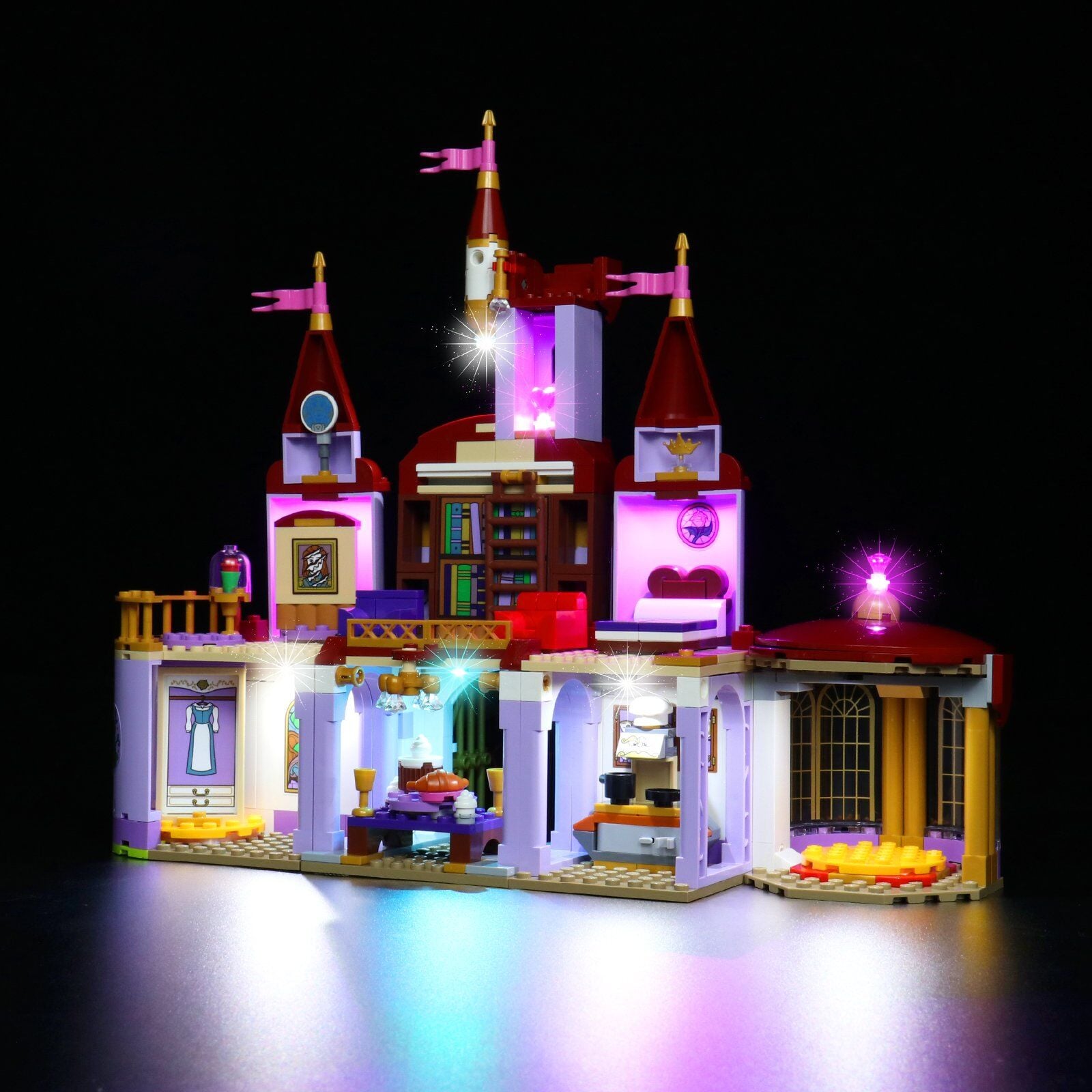 LEGO 43196 Disney Belle and the Beast's Castle İçin Aydınlatma Kiti