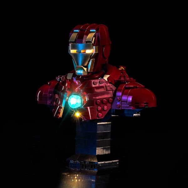 LEGO 76327 Marvel Iron Man MK4 Bust İçin Aydınlatma Kiti