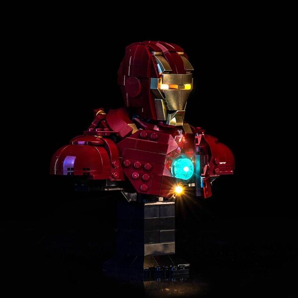 LEGO 76327 Marvel Iron Man MK4 Bust İçin Aydınlatma Kiti