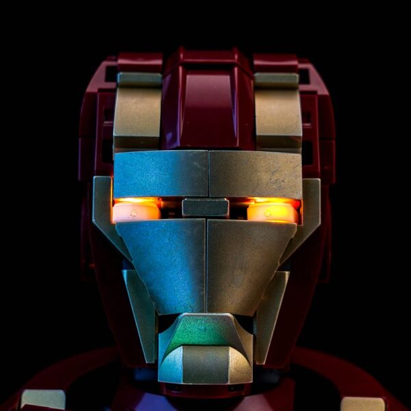 LEGO 76327 Marvel Iron Man MK4 Bust İçin Aydınlatma Kiti
