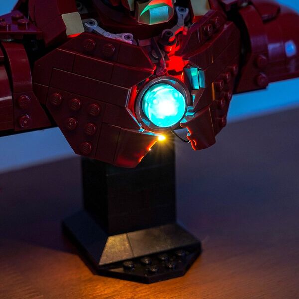 LEGO 76327 Marvel Iron Man MK4 Bust İçin Aydınlatma Kiti