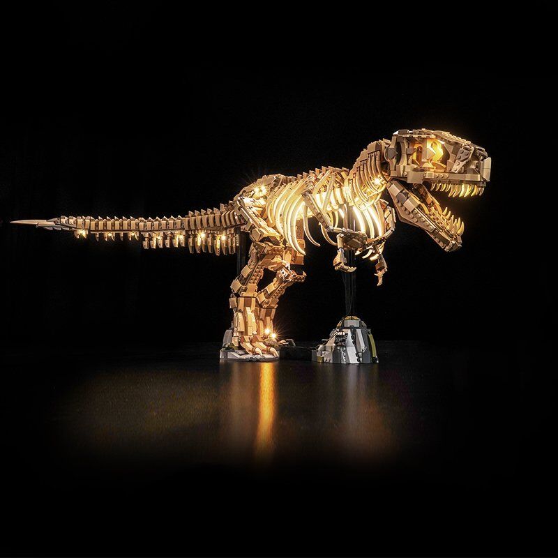 LEGO 76968 Jurassic World Dinosaur Fossils: Tyrannosaurus rex İçin Aydınlatma Kiti