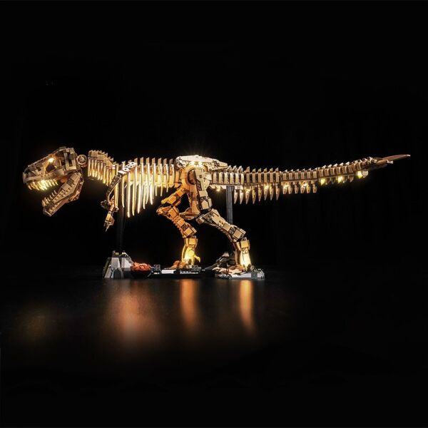LEGO 76968 Jurassic World Dinosaur Fossils: Tyrannosaurus rex İçin Aydınlatma Kiti