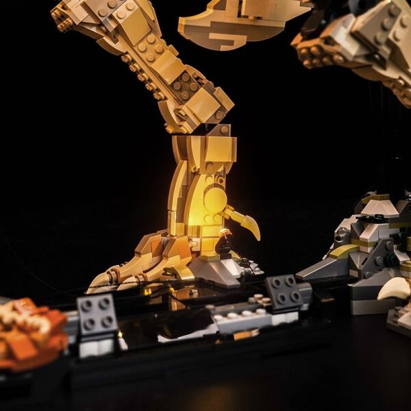 LEGO 76968 Jurassic World Dinosaur Fossils: Tyrannosaurus rex İçin Aydınlatma Kiti