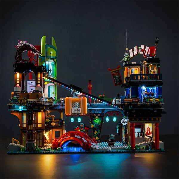 LEGO 71799 Ninjago City Markets İçin Aydınlatma Kiti