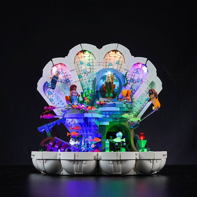 Lego Disney The Little Mermaid Royal Clamshell 43225 için Aydınlatma Kiti