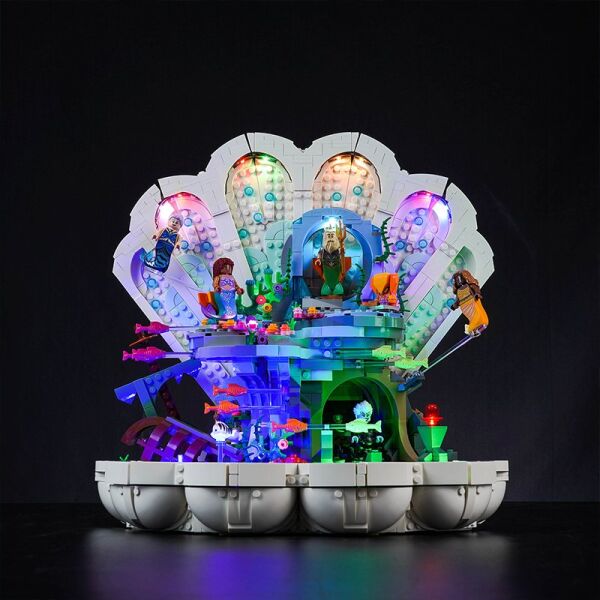 Lego Disney The Little Mermaid Royal Clamshell 43225 için Aydınlatma Kiti