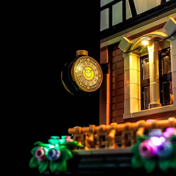 Lego Icons Tudor Corner 10350 İçin Aydınlatma Kiti